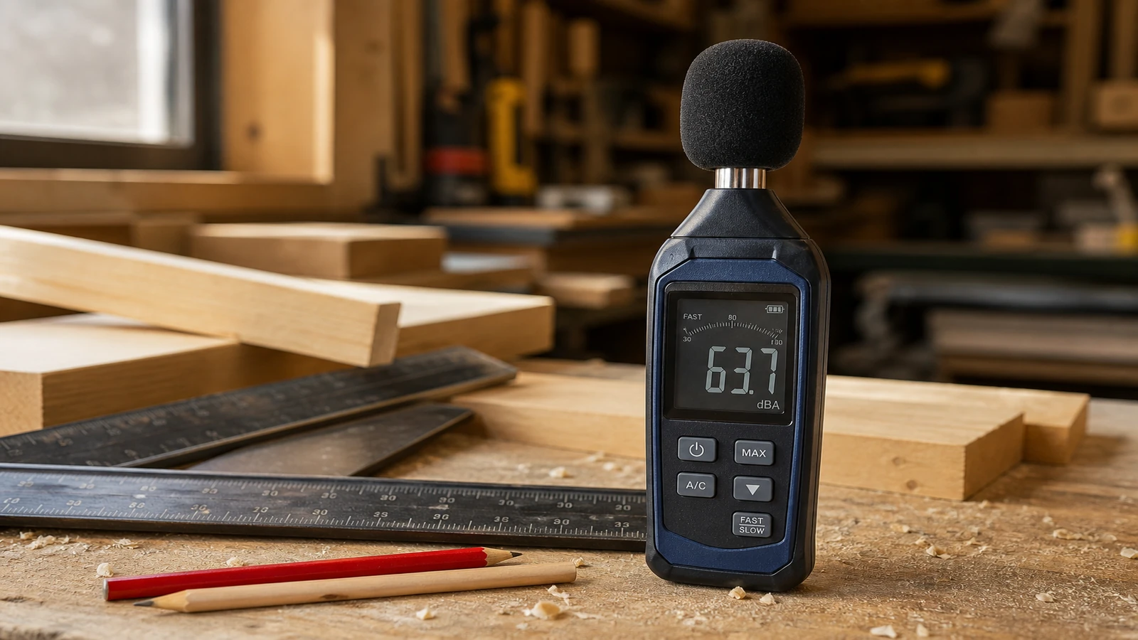 CENTER-32 digital sound level meter, not a spirit level or laser level